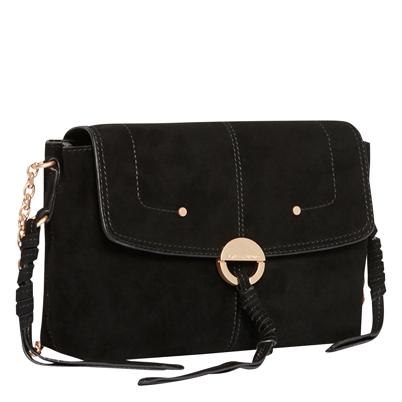 OTHILIA - Petit sac bandoulière en cuir | Noir
