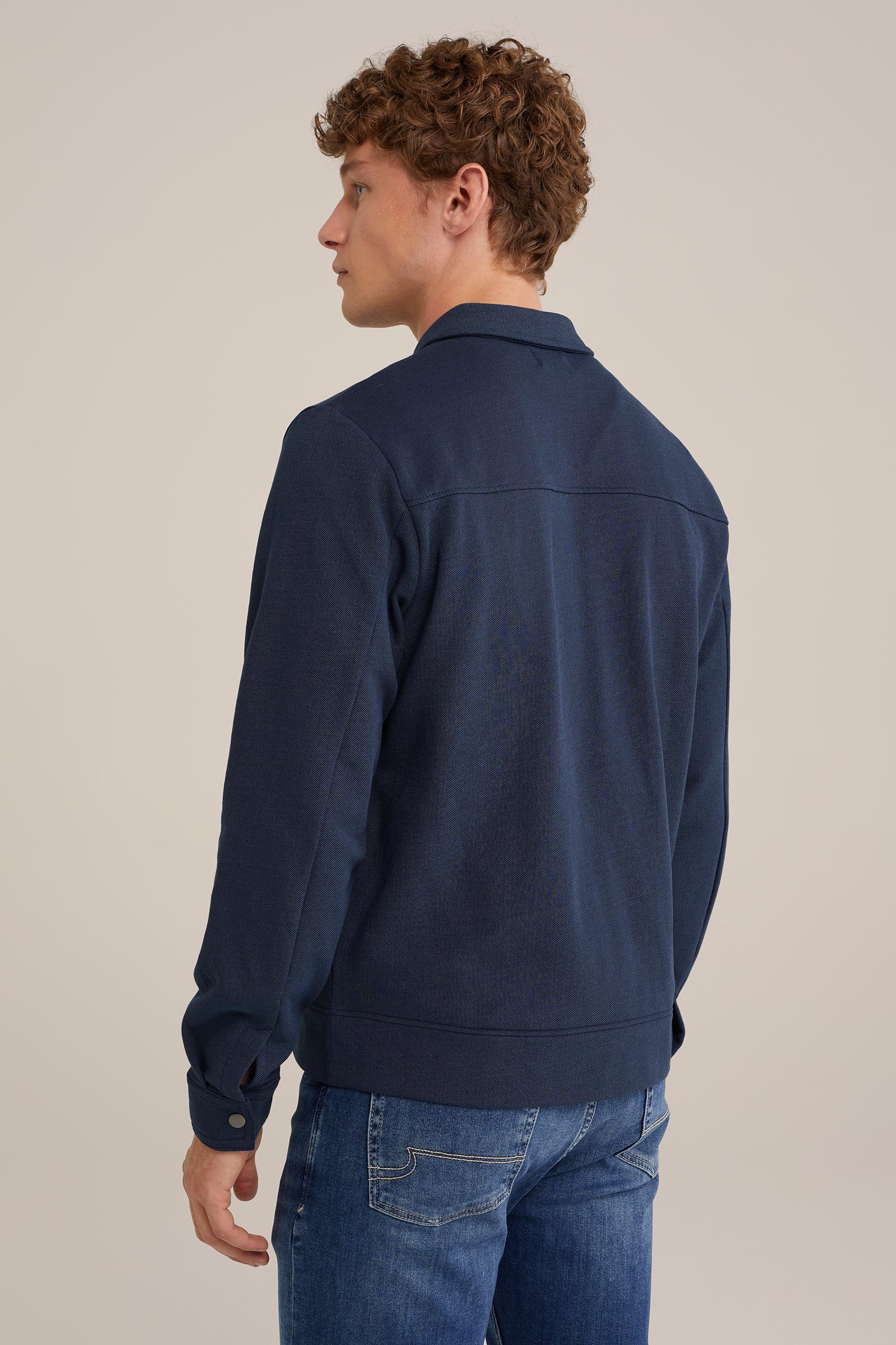 vest WE Fashion Donkerblauw