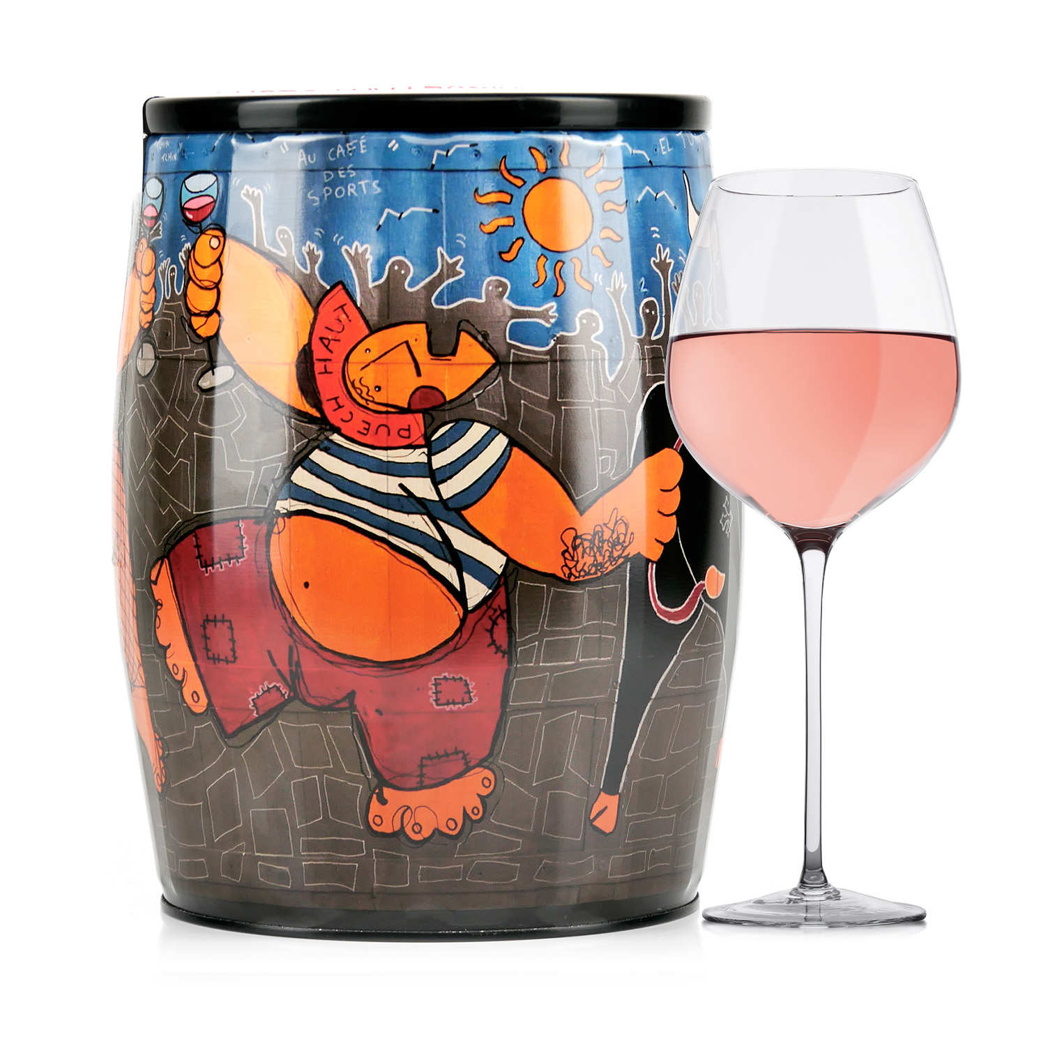 Bib'Art Patrice Murciano vin rosé Le Benjamin de Puech Haut