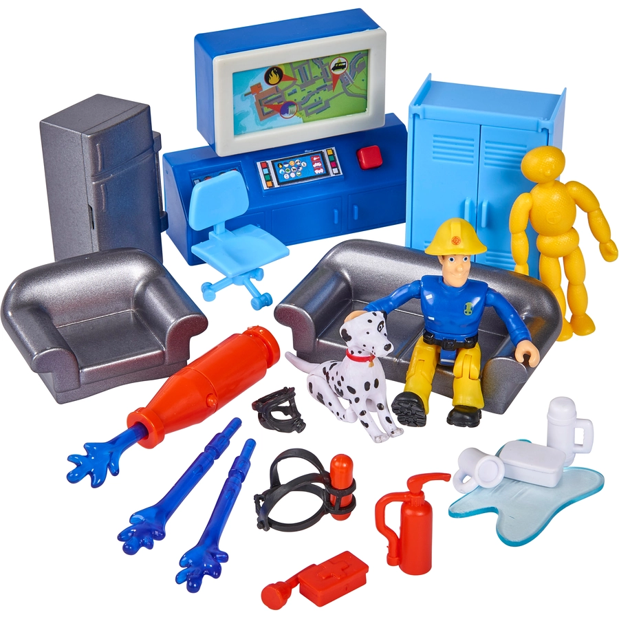 Simba Toys Feuerwehrmann Sam - Mega-Feuerwehrstation XXL