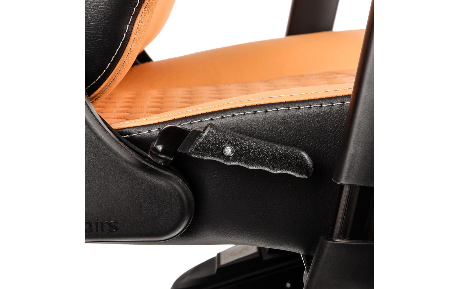 Gaming-Stuhl ICON Echtleder Cognac<br>Echtleder -Computersessel