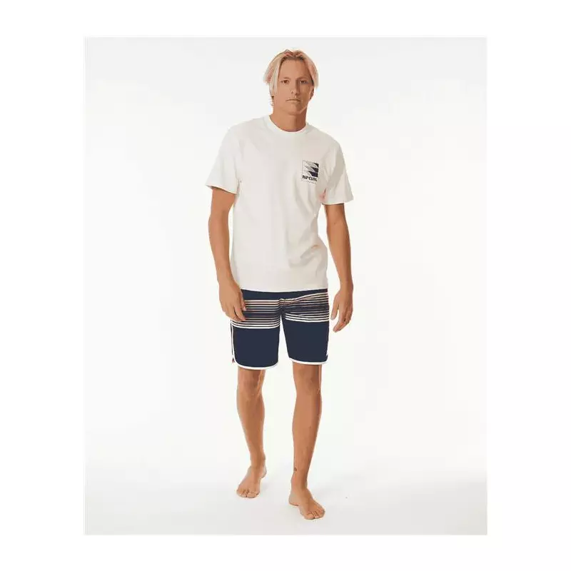 Teeshirt RIPCURL Surf Revival Line Up Tee Bone