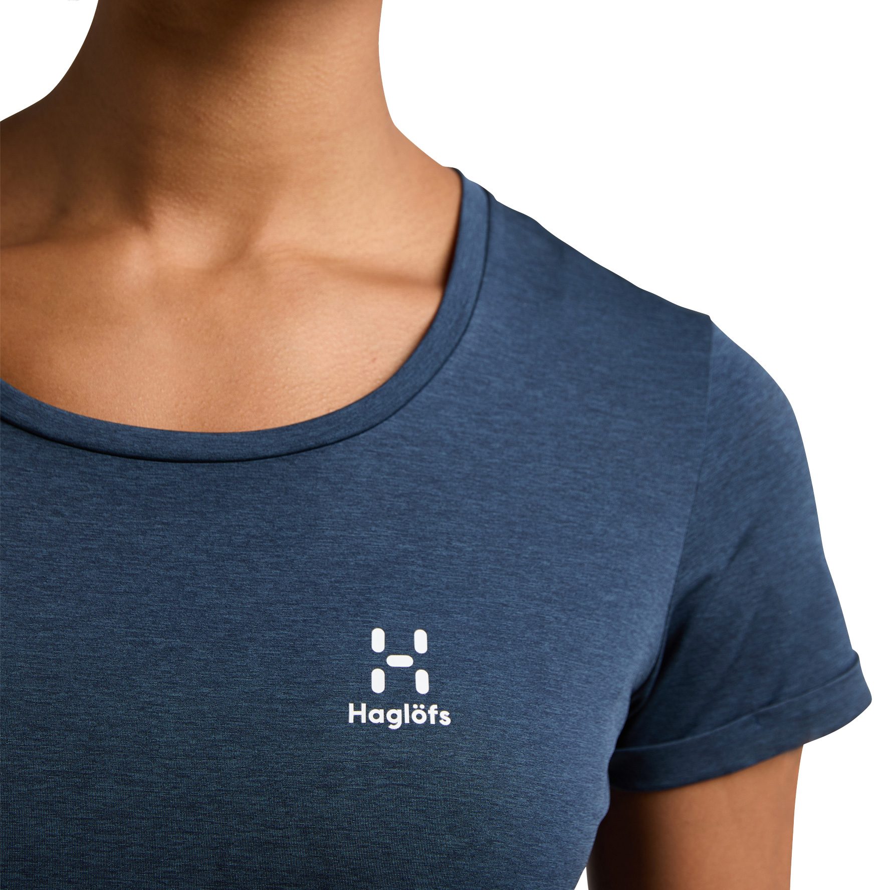 Haglöfs Ridge Hike T-Shirt Damen tarn blue solid