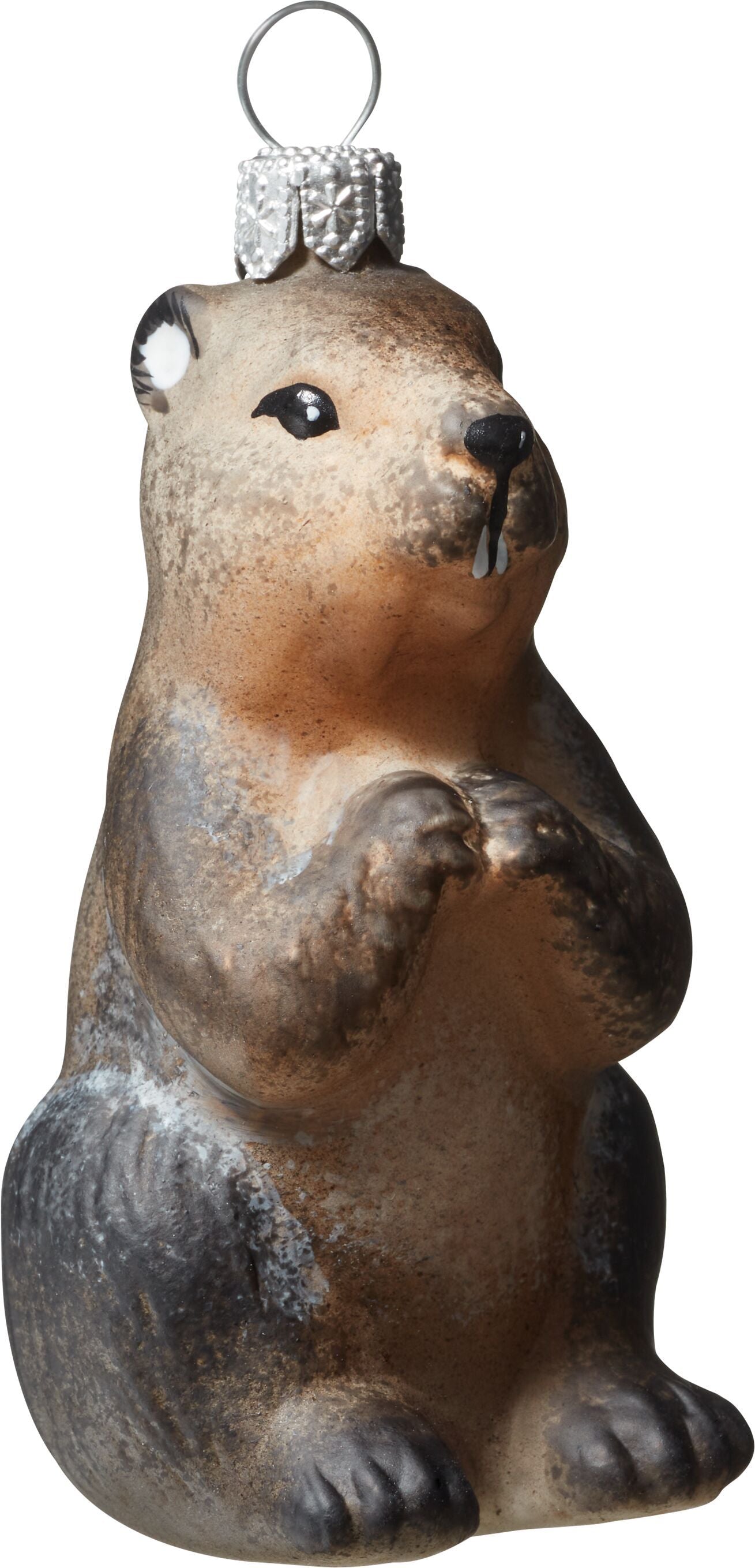 MURMELI Glasfigur - Braun / H: 8.0 cm
