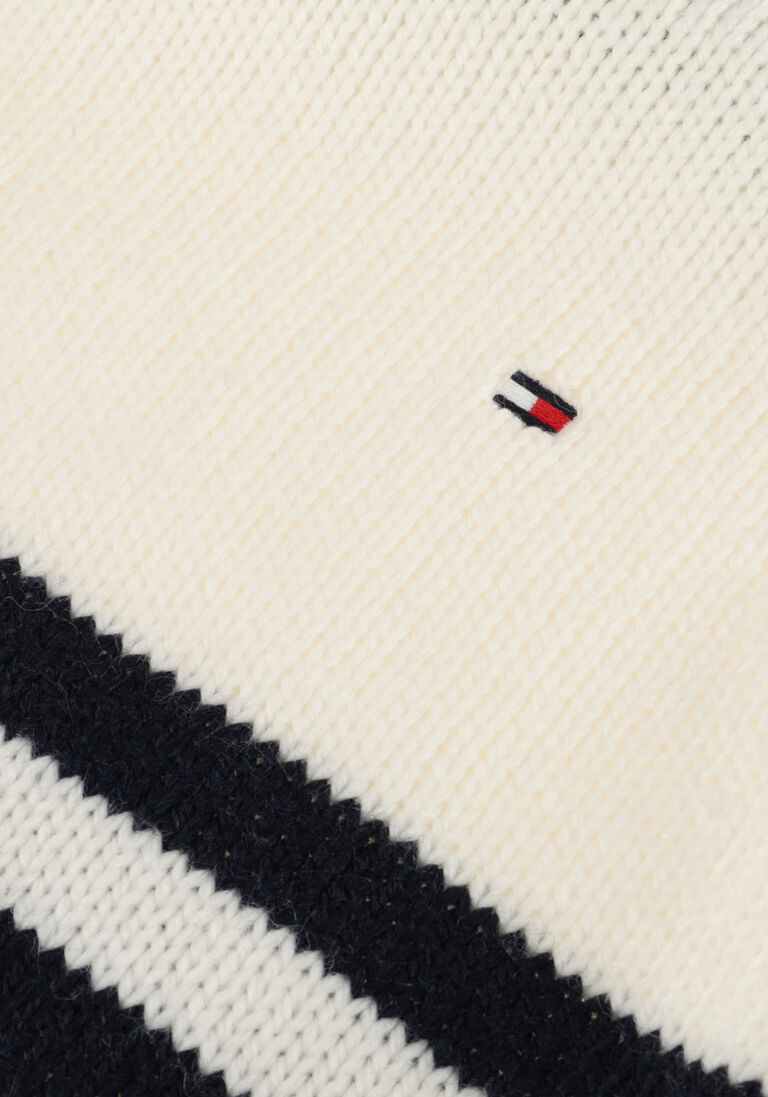 TOMMY HILFIGER blauw/wit gestreepte tommy hilfiger trui prep stripe sweater
