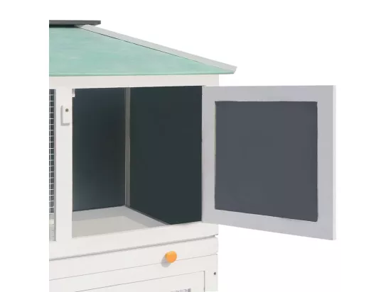 Cage double pour animaux Bois
