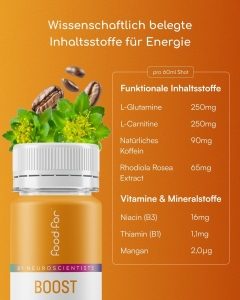 FOODFOR Shot Boost, 60 ml