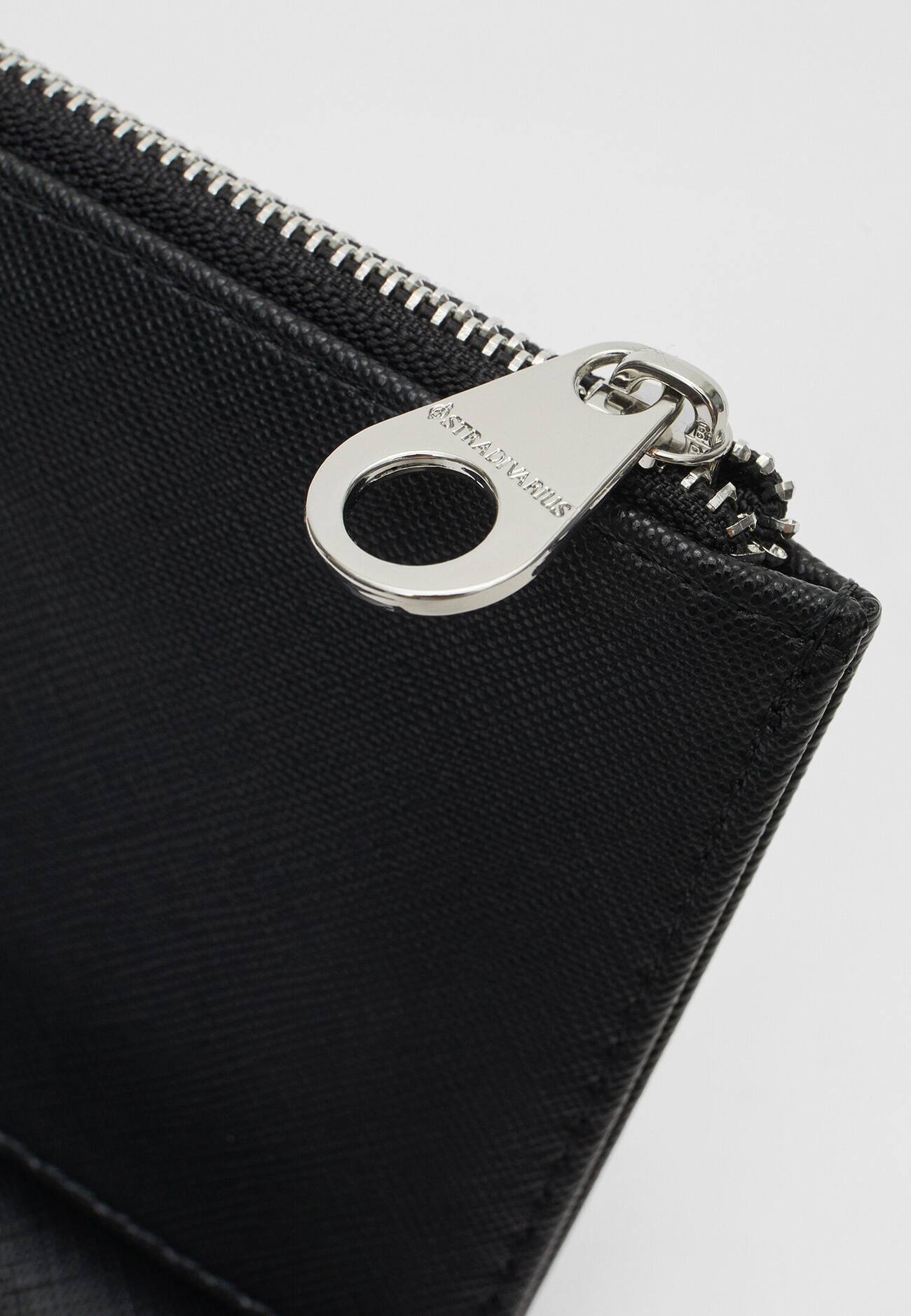 Bolsa básica com fecho de zíper
