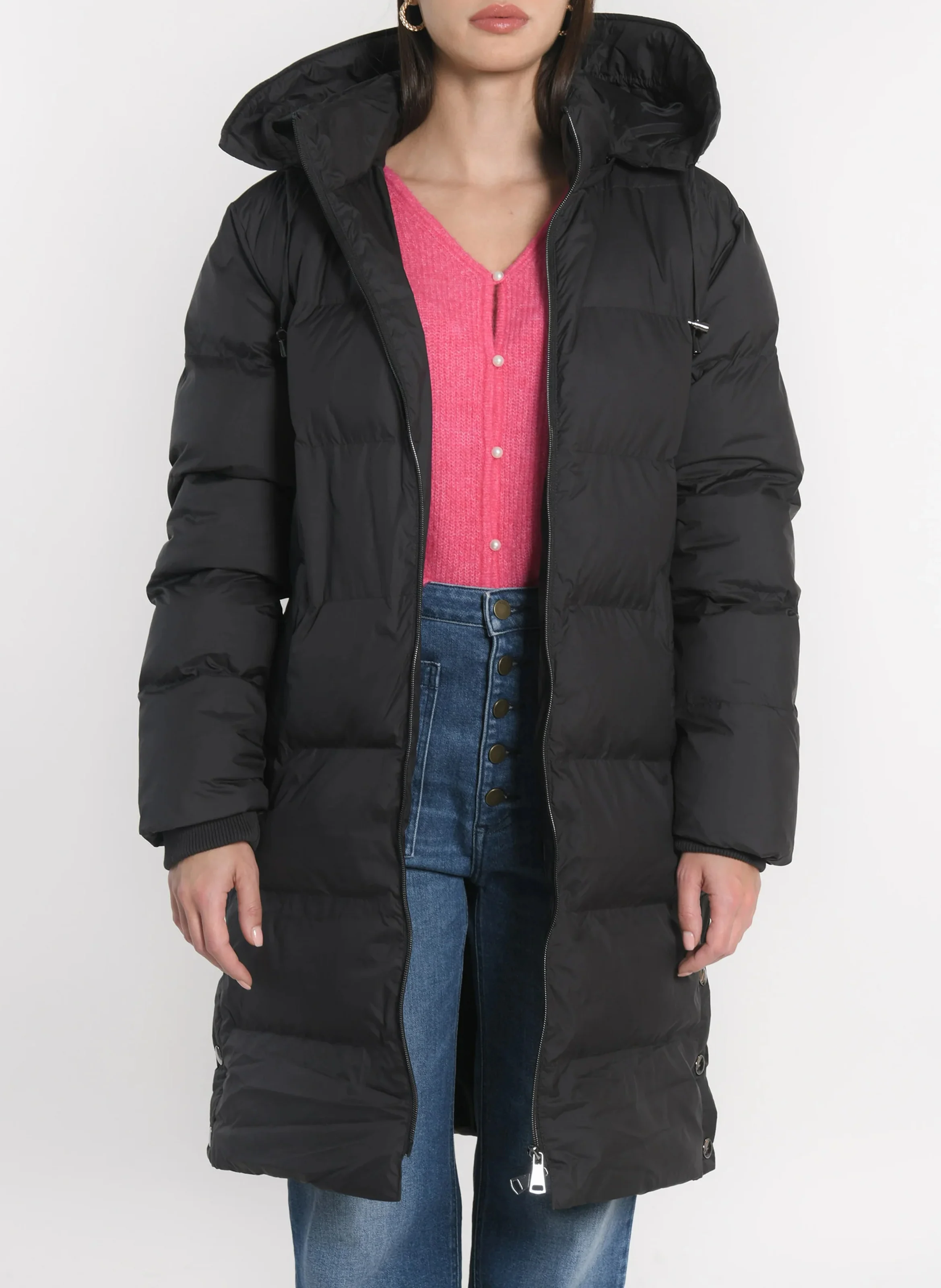 VIRANY - Doudoune oversize matelassée | Noir