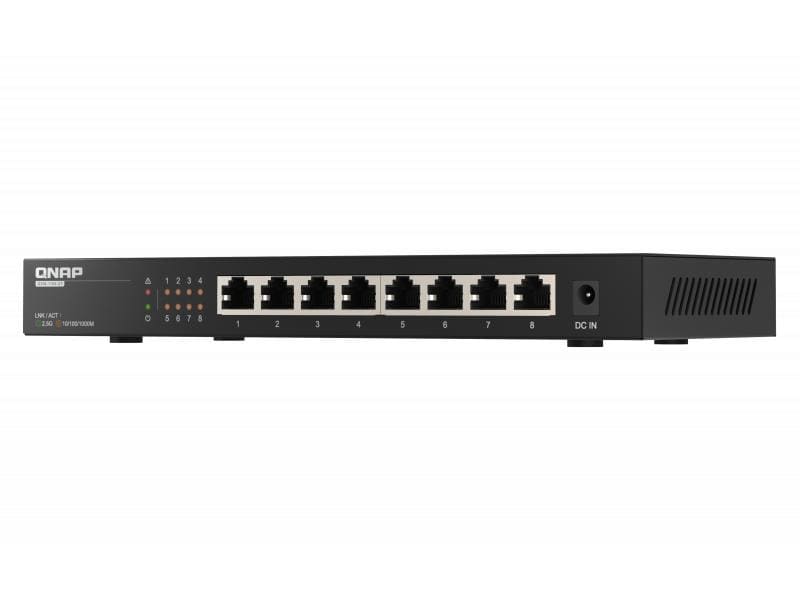 QNAP Switch QSW-1108-8T 8 Port 2.5GbE Ethernet Unmanaged Switch