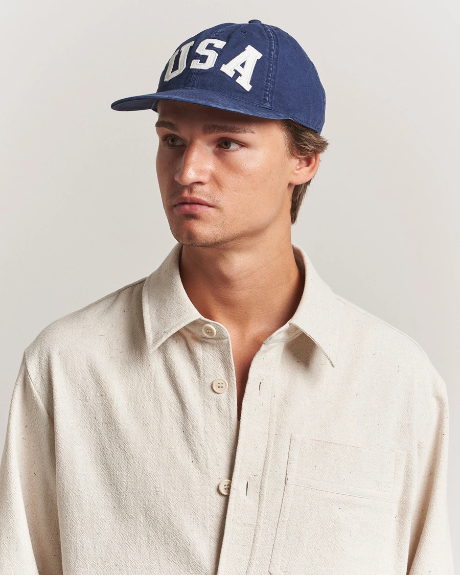 Polo Ralph Lauren Cotton Twill USA Cap Newport Navy