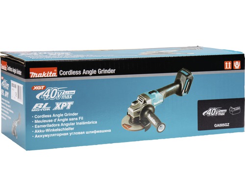 Makita XGT® GA005GZ 40V accu haakse slijper, zonder accu en lader