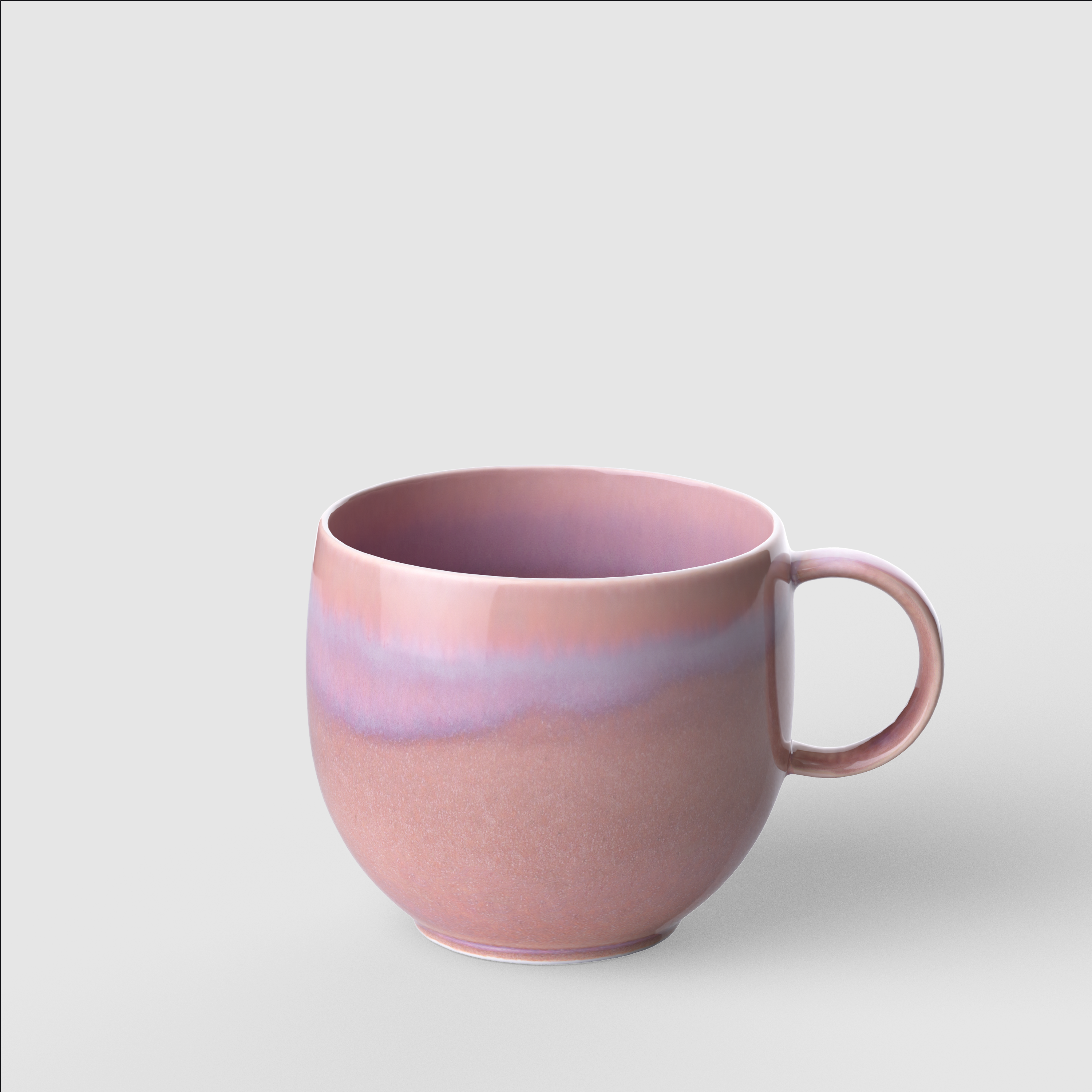 Perlemor Mug Pink, 9.9 oz, Premium Porcelain