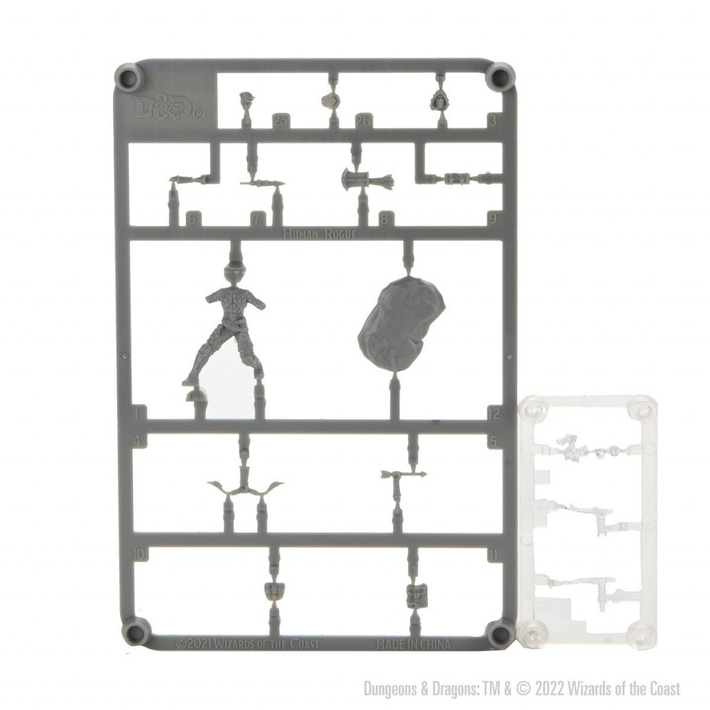 D&D Frameworks Unpainted Miniatures - Human Rogue Female