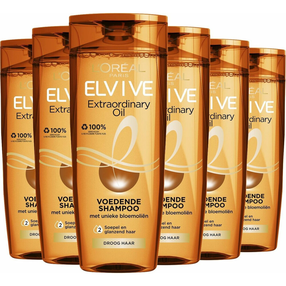 6x L'Oréal Elvive Extraordinary Oil Shampoo250 ml