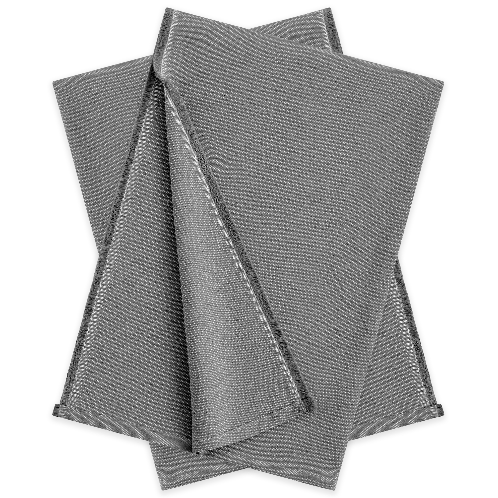 Pacote de Xadrez Liso 140x190 cm Cinza Escuro