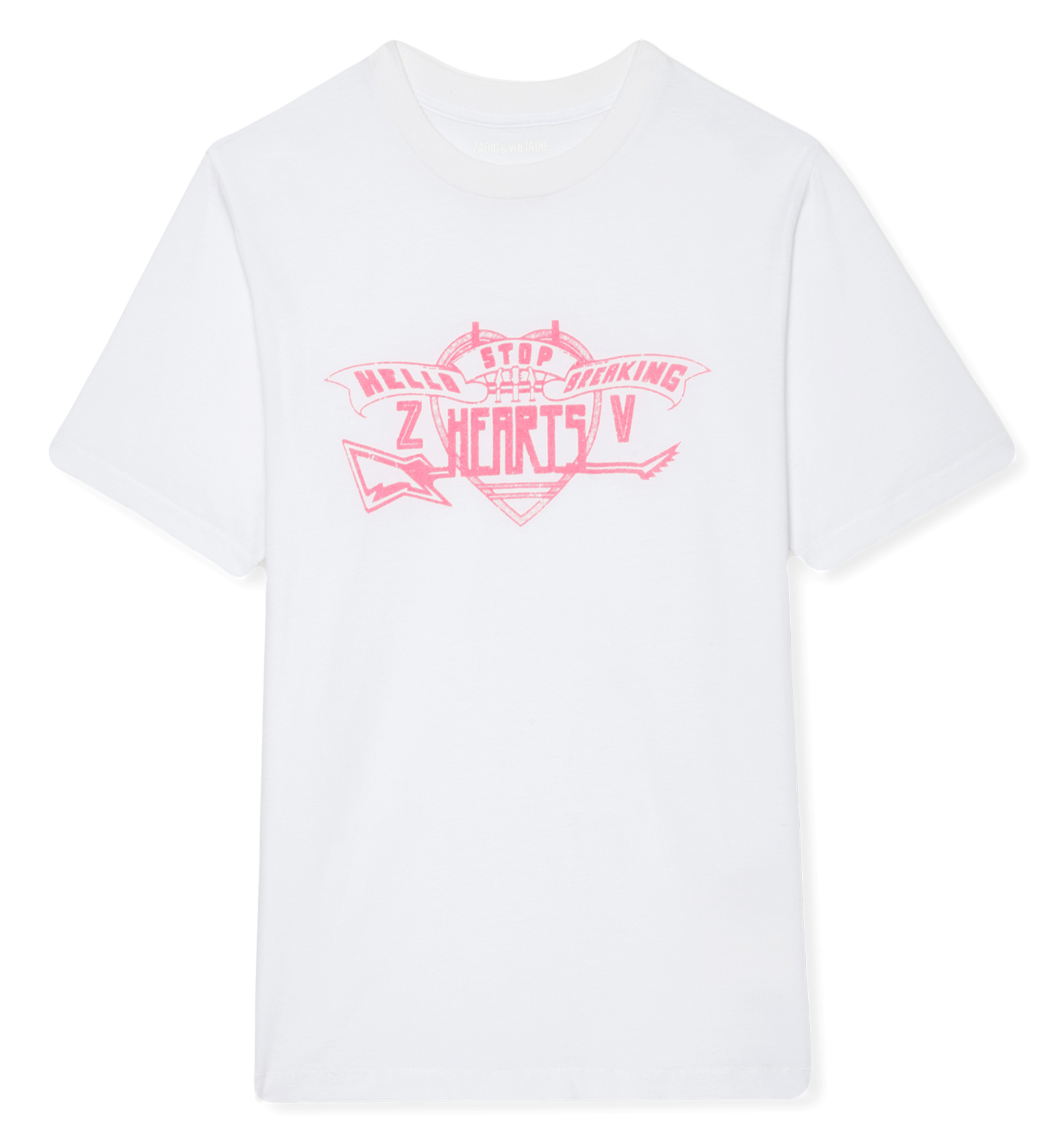 EDWIN - Tee-shirt col rond en coton bio | Blanc