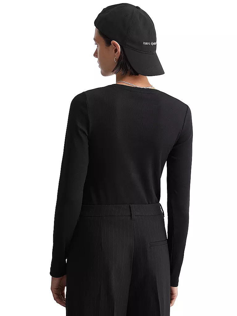 MARC O' POLO DENIM Langarmshirt  schwarz