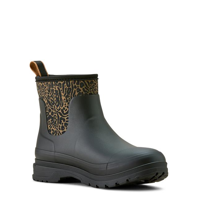 Regenlaarzen Ariat Kelmarsh Shortie Zwart-bruin