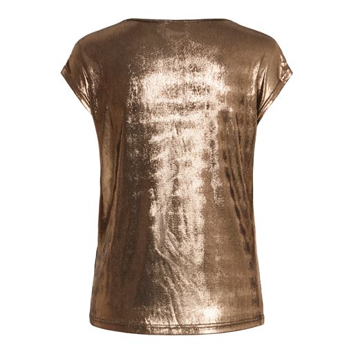 Fransa Franny T-shirt, Walnut Mix, L