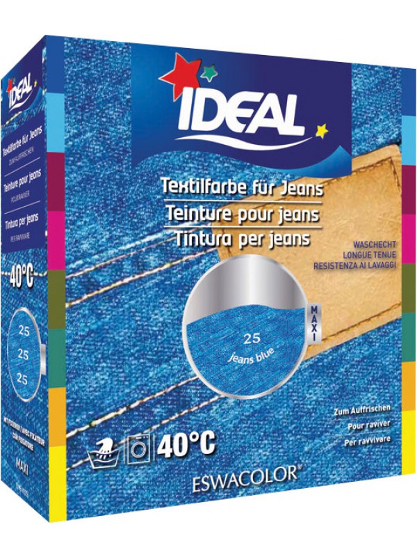 IDEAL MAXI Baumwolle Color No25 jeans blau 1 Stk