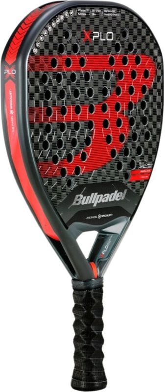 Bullpadel Xplo 25 padelracket zwart