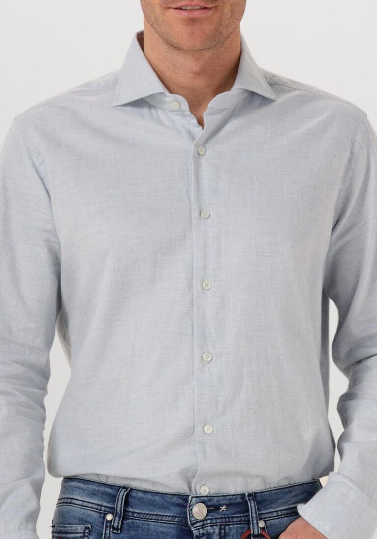 lichtblauwe xacus casual overhemd 91175 721ml