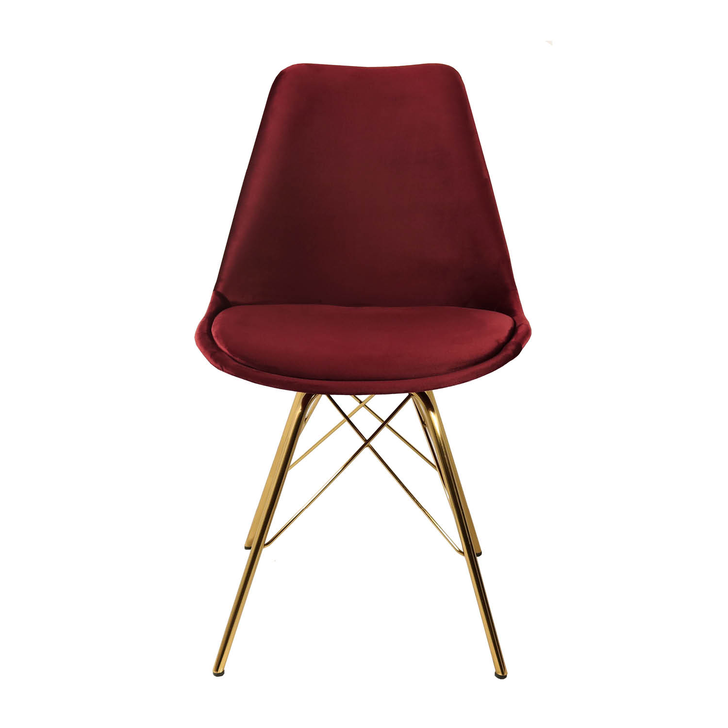 Kick kuipstoel - Velvet rood GL