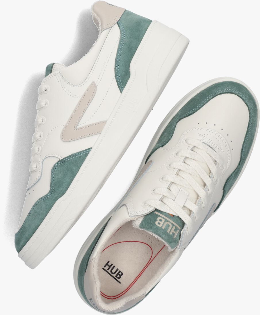 HUB witte hub lage sneakers court-z men