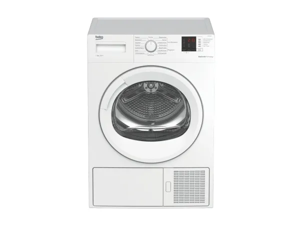 Beko DS8433GX0 - Tørremaskine - bredde: 59.7 cm - dybde: 56.8 cm - højde: 84.6 cm - frontbetjening - hvid