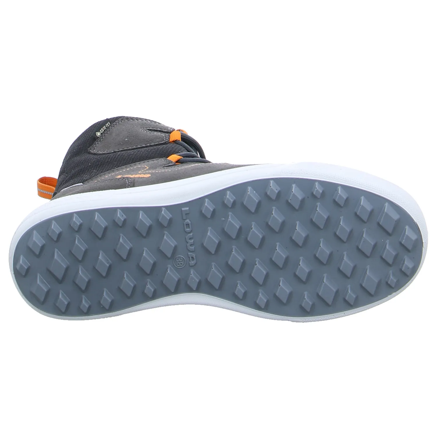 LOWA Jungen- Snowboot Membran Anthrazit Textil  Winterstiefel