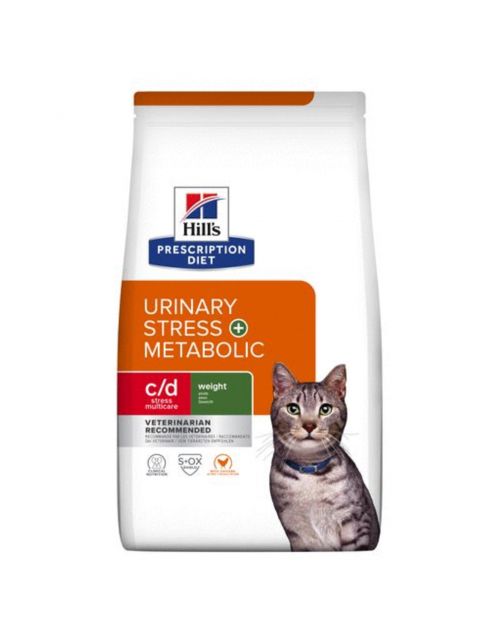 Hill's Prescription Diet C\/D Urinary Stress + Metabolic Zak Kip - Kattenvoer
