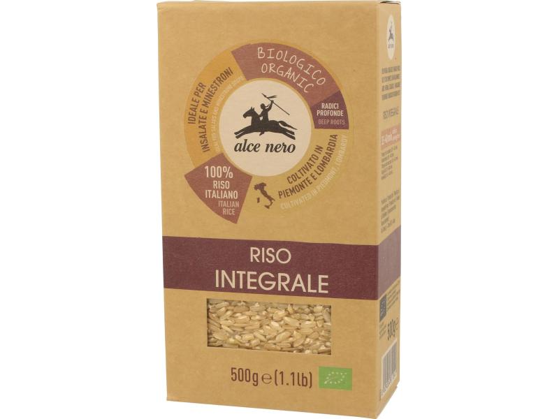 Alce Nero Vollkorn-Reis Bio Baldo 500 g Biologisch zertifizierte Reiskörner