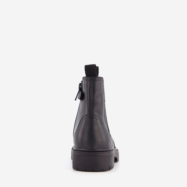 Hush Puppies leren kinder Chelsea boots zwart