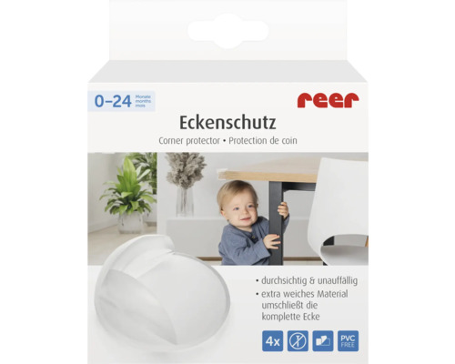 Reer transparante hoekbeschermers, 4 stuks