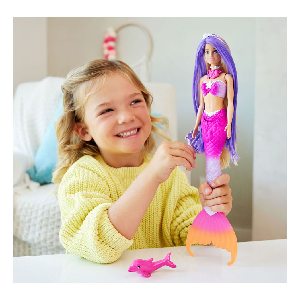 Barbie A Touch of Magic Zeemeermin Modepop Roze