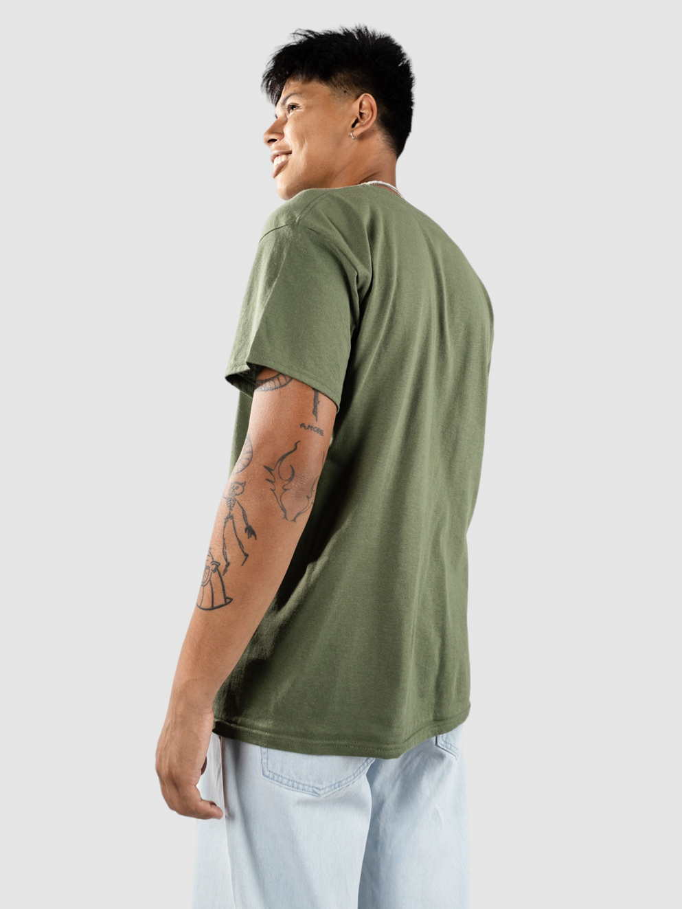 A.LAB Sweet Vengeance T-Shirt stonewshed green