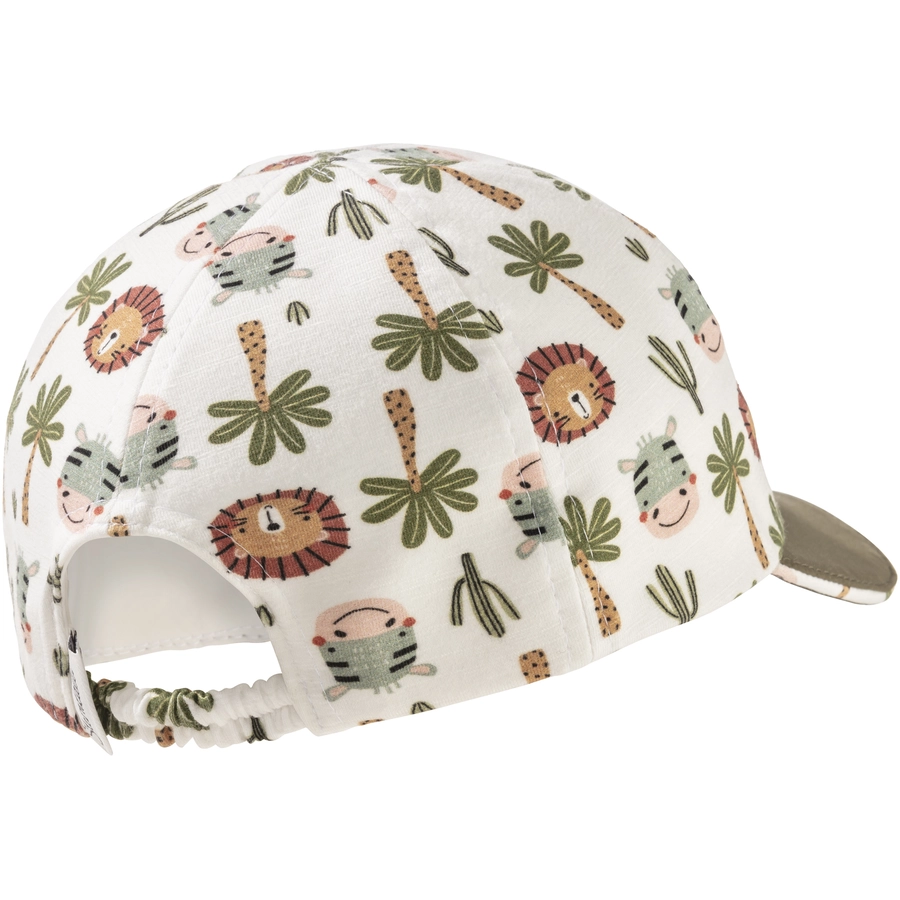 Sterntaler Baseball-Cap Tiere ecru