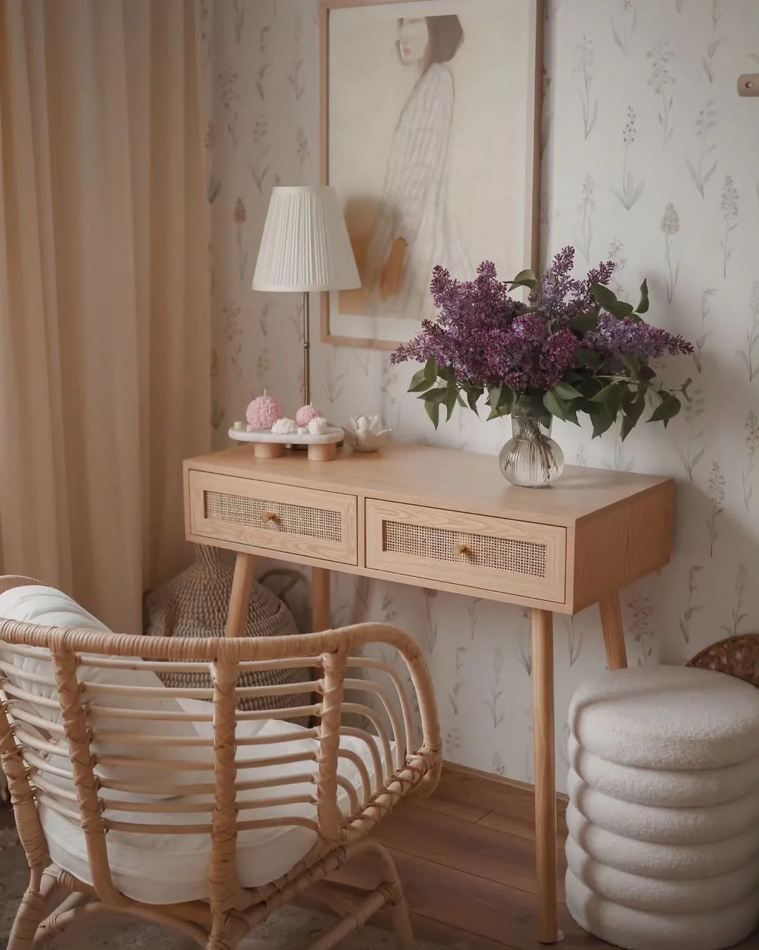 Sidetable ODELL Lichtbruin