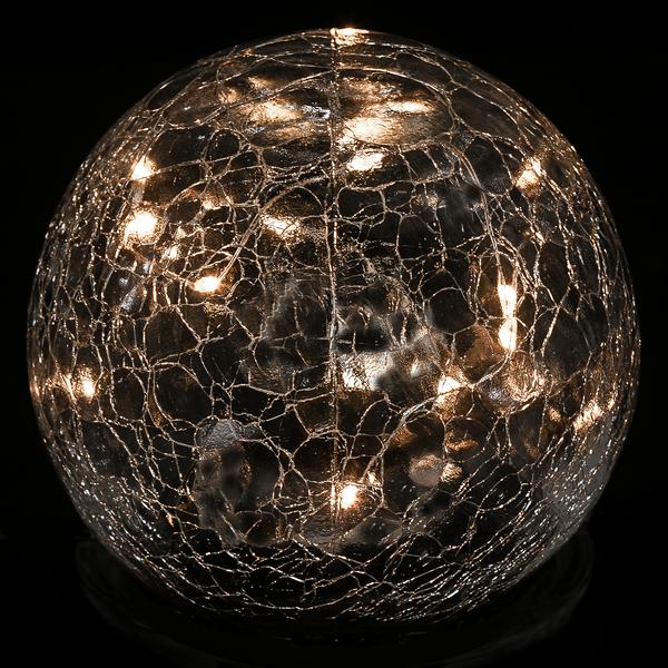 Dehner Solar-Bodenleuchte Crackle