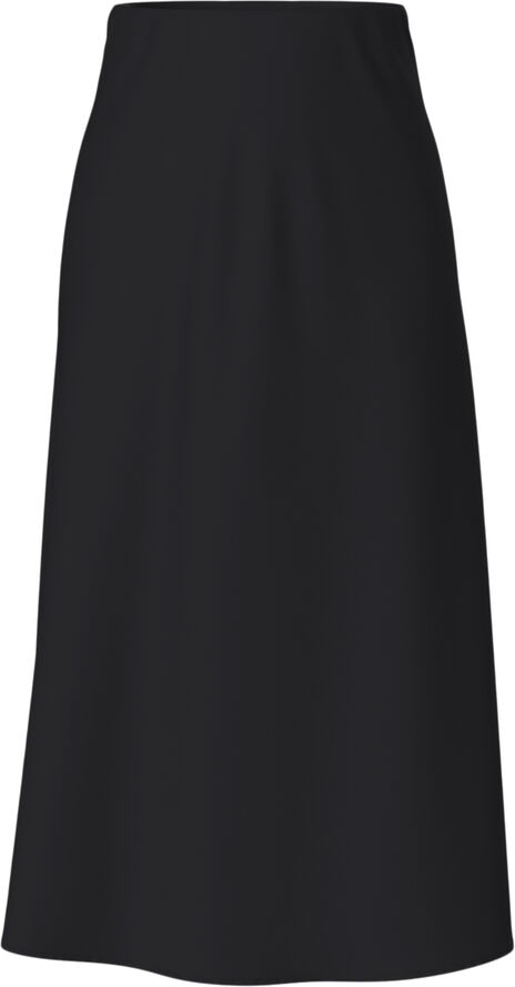 Pieces PCFRANAN HW MIDI SKIRT Sort