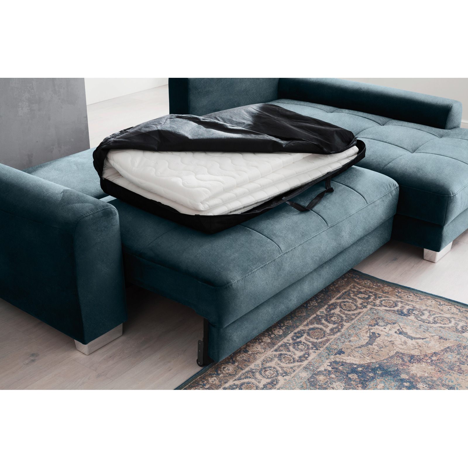 Topper zu Sofa Freya mit Transporttasche