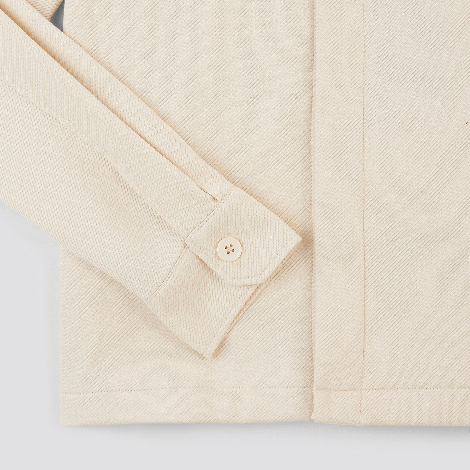 Surchemise unie coton maille Beige