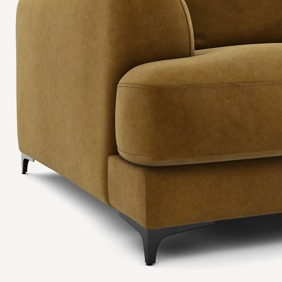 AM.PM<br>Sofá-cama de veludo de 4 lugares, Marsile