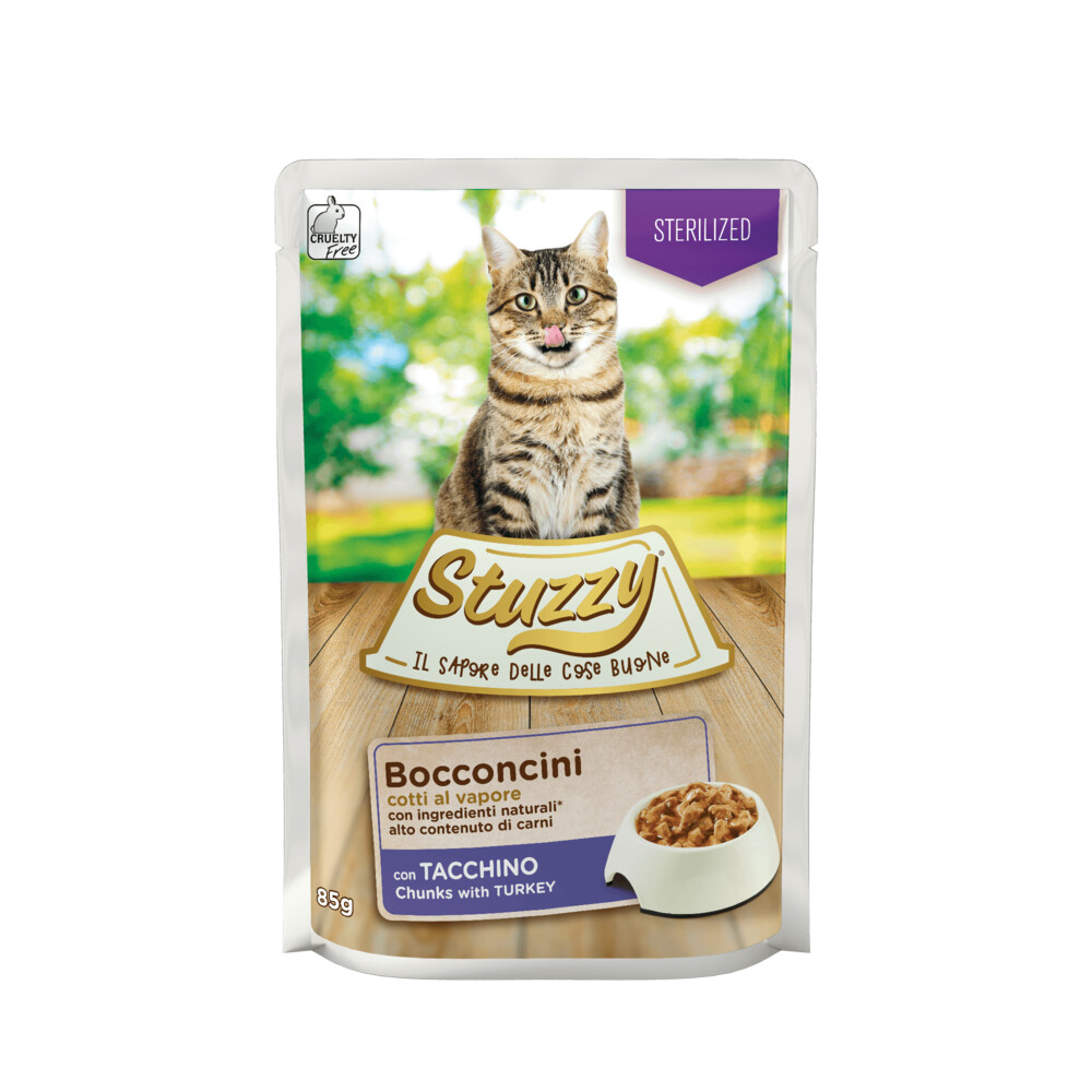 24x Stuzzy Kattenvoer Pouch Gesteriliseerd85 gr