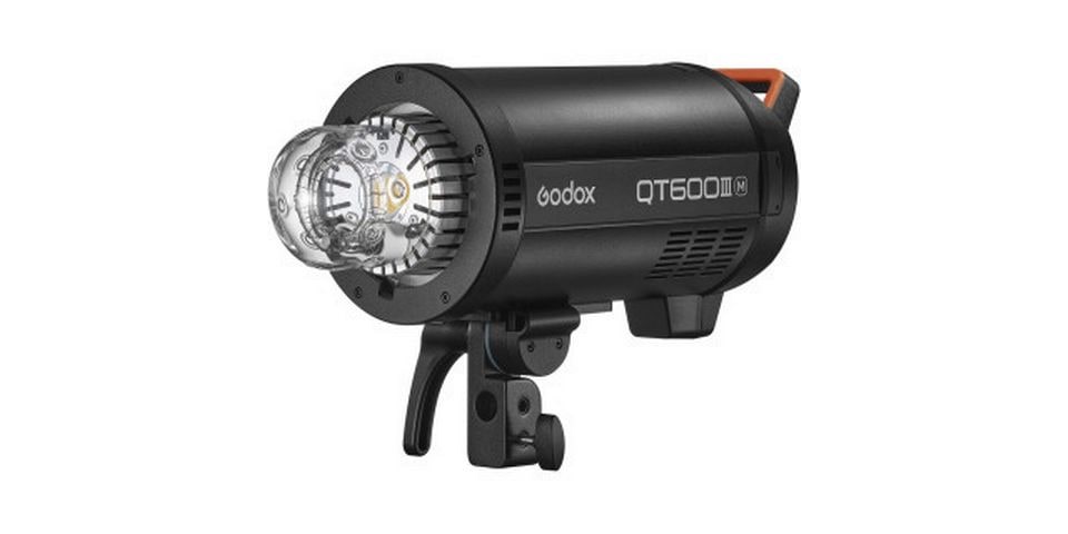Godox Blitzgerät QT600III-M Studioblitz, 600 Ws Studioblitz mit 600 Ws und HSS-Funktion, inklusive 40 W LED-Modellierungslicht und Bowens-Anschluss