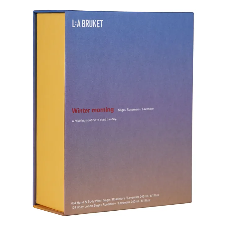L:A BRUKET Coffret Winter Morning duo corps 094 & 124