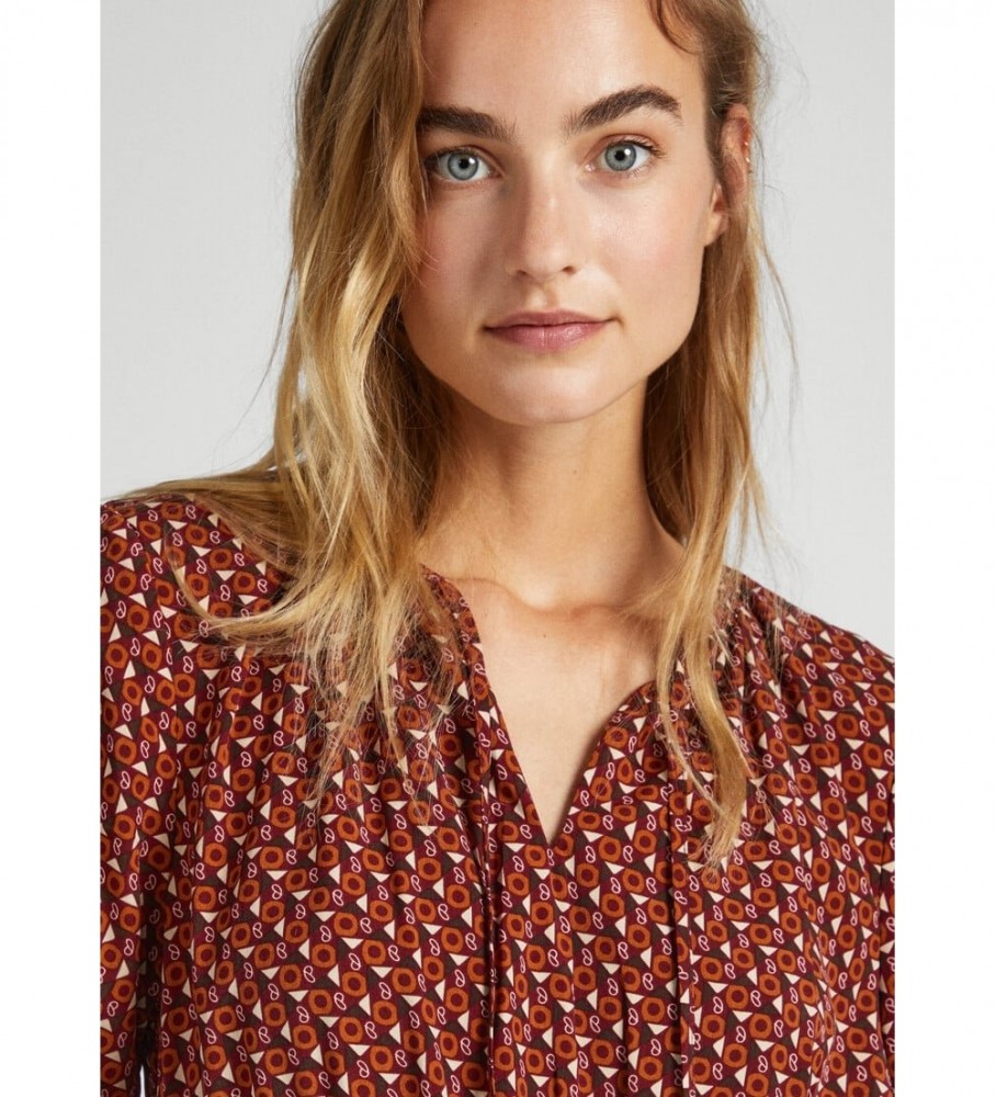 Vestido Katri bordô da Pepe Jeans