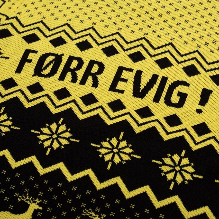 FK Bodø/Glimt Pull de Noël - Jaune/Noir Enfant