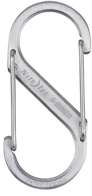 NITE IZE - DOUBLE MOUSQUETON S-BINER N4 ACIER